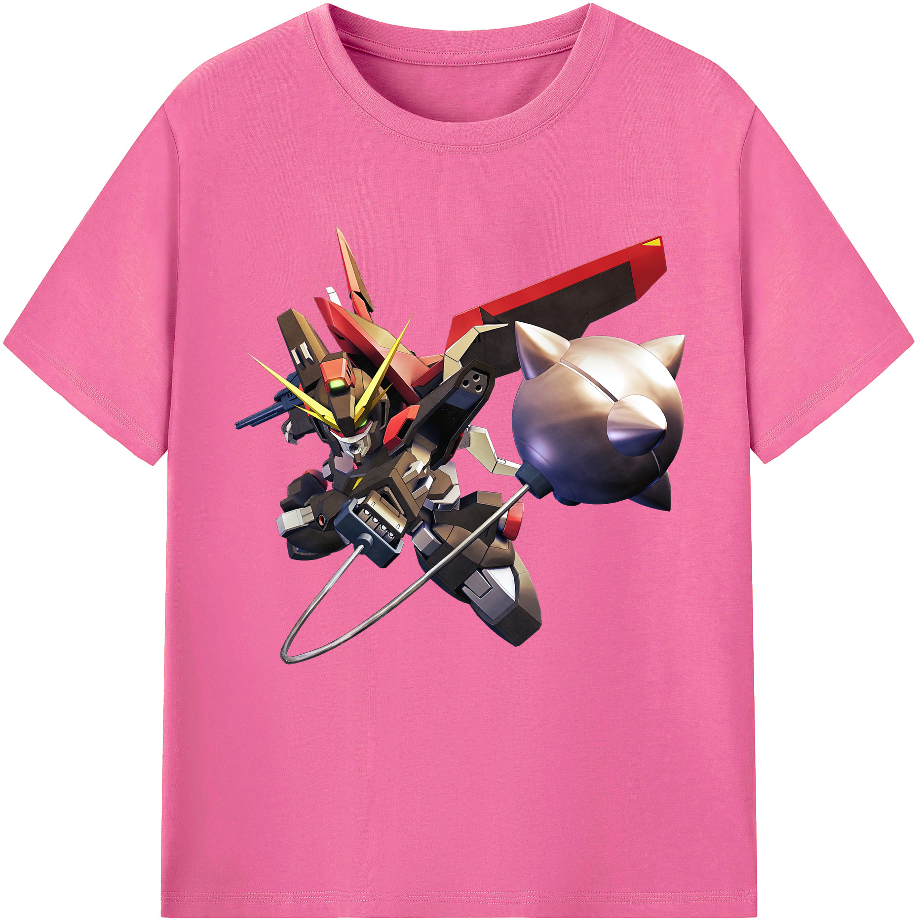（画像用） 機動戦士ガンダム Mobile Suit Gundam レディースカジュアルプリントTシャツ（綿100％）